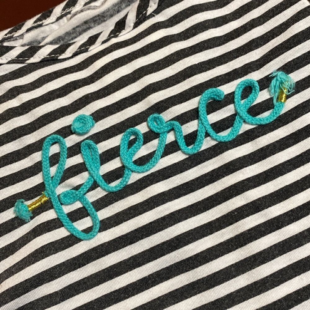 Fierce Striped Dot Dog Dress - Picture 5 of 6